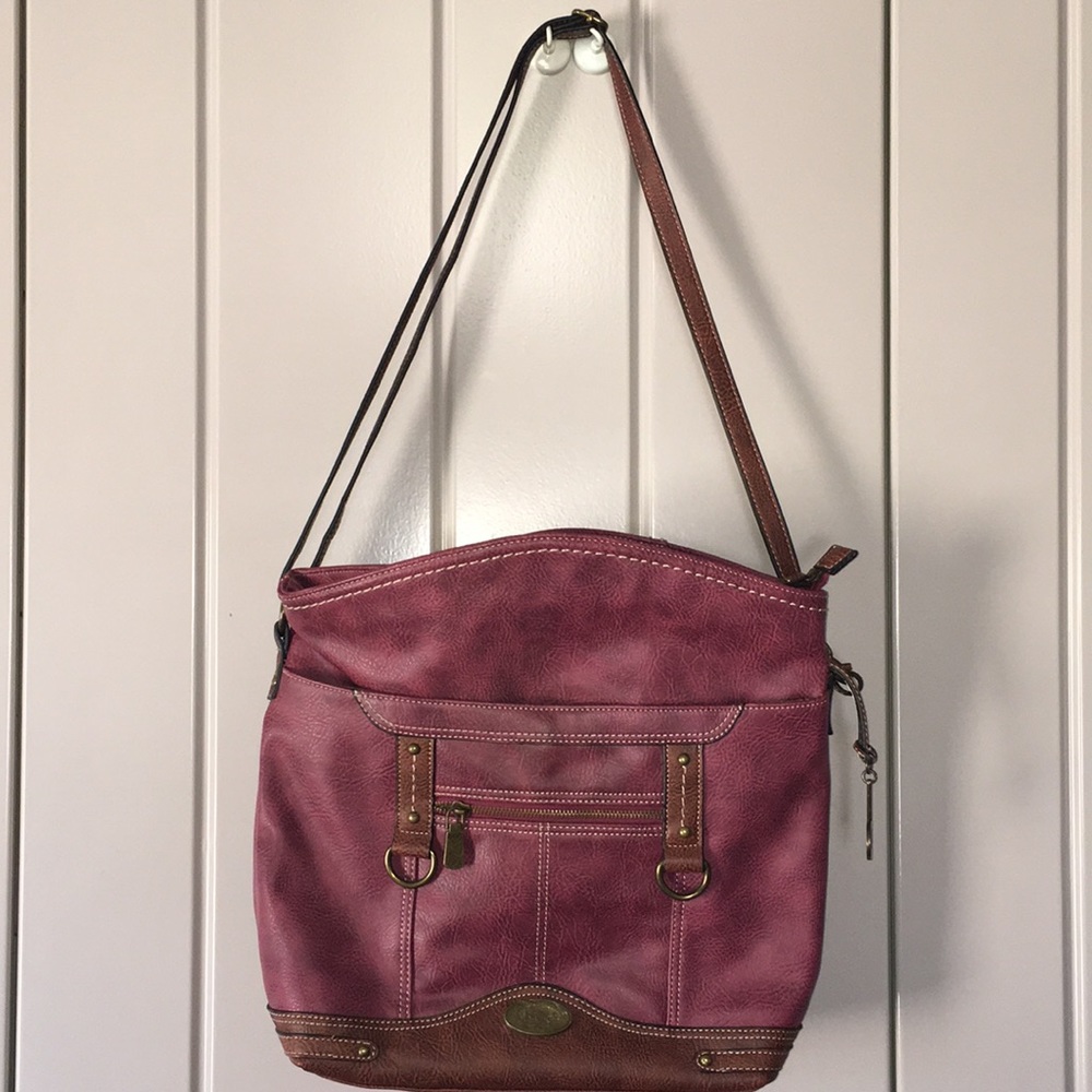 Burgundy b.o.c  Purse EUC